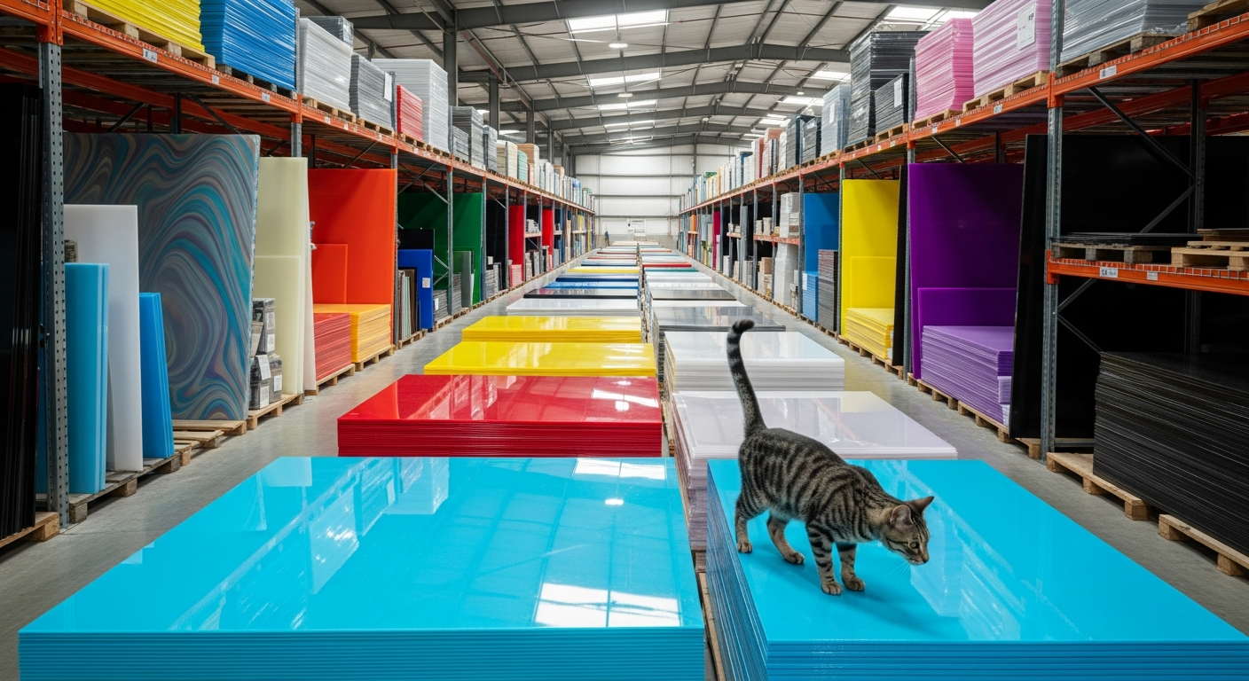 Acrylic sheet supplier warehouse