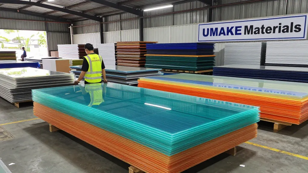 Acrylic sheet supplier malaysia warehouse with organized inventory and safety-compliant storage