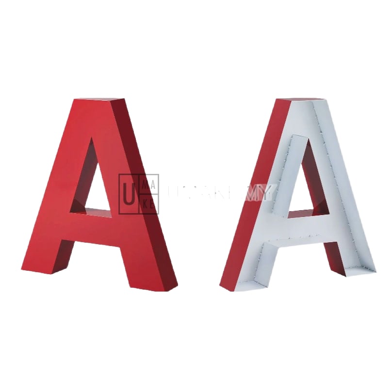 Aluminium Box Up Letters (Without LED)