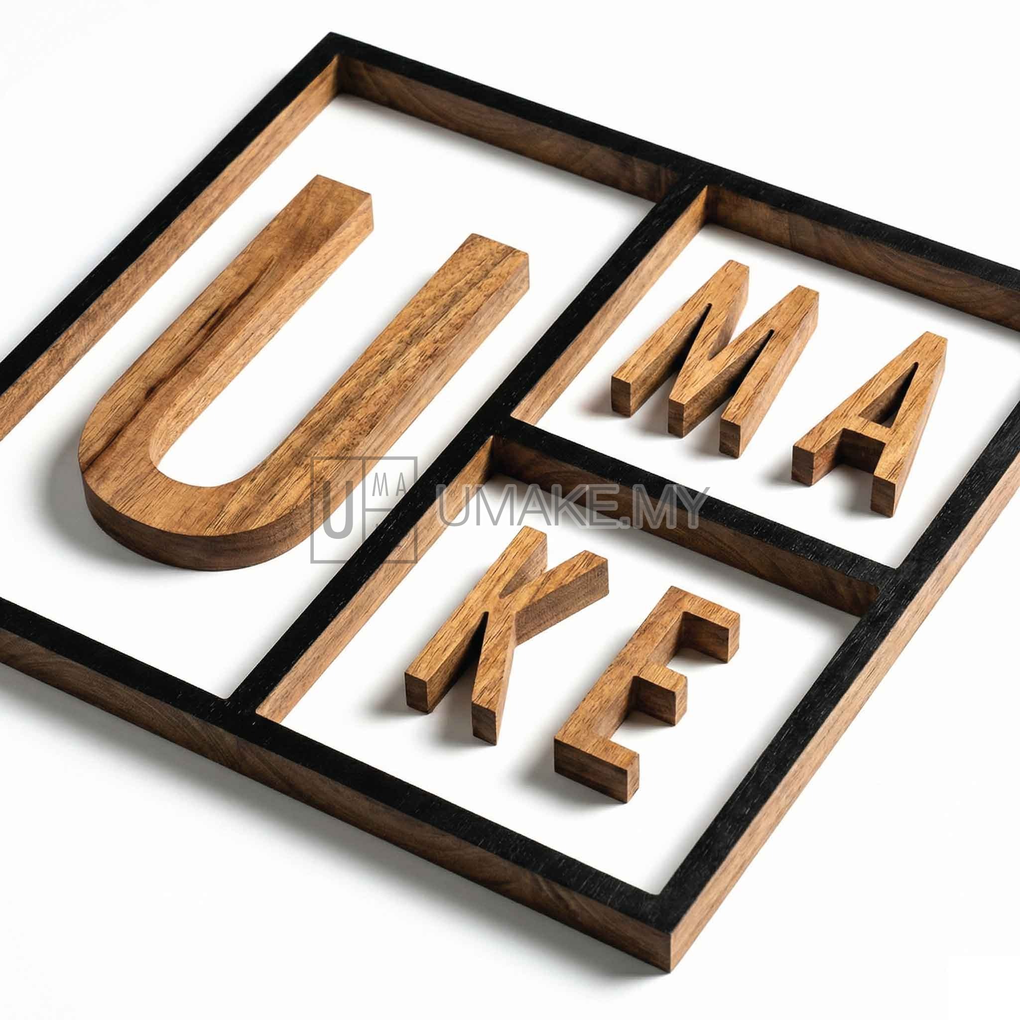 Wood Cut Out Logo Sign