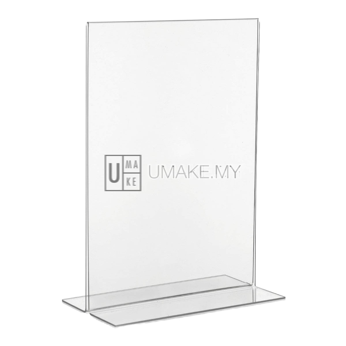 Acrylic Paper Display Stand Counter - T shape display (A3,A4,A5,A6 or Custom Size)