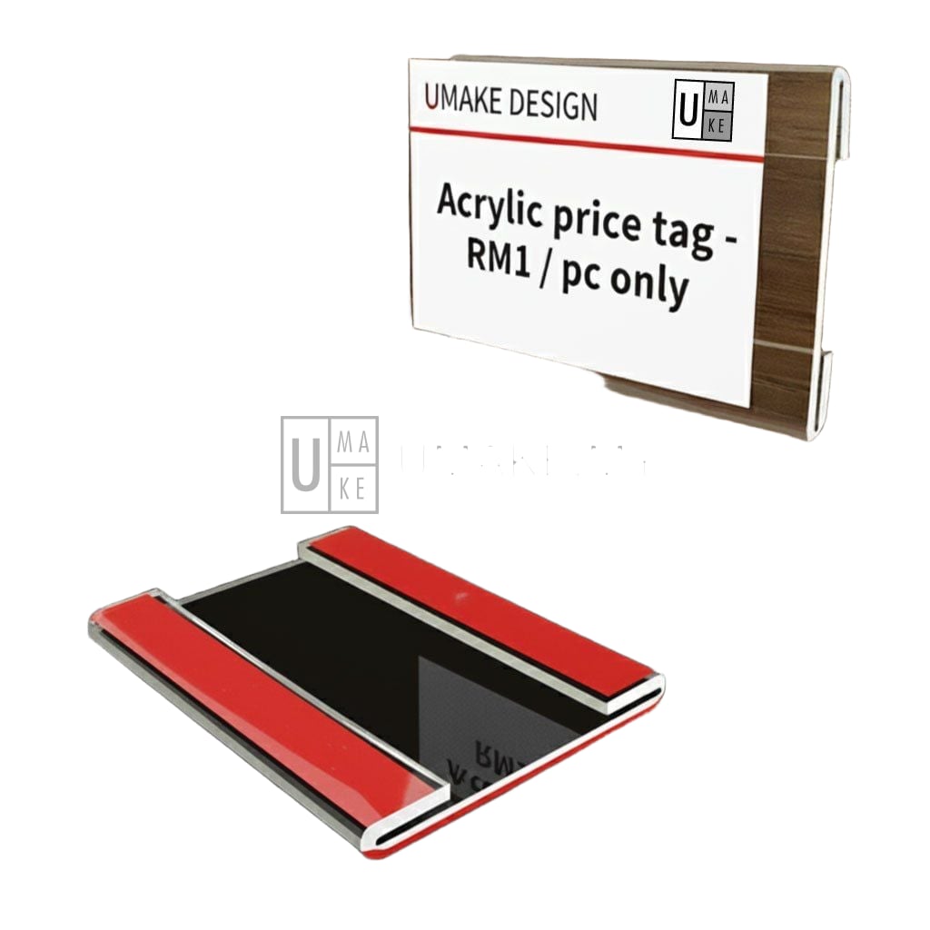 Self-Adhesive Price Tag Holder