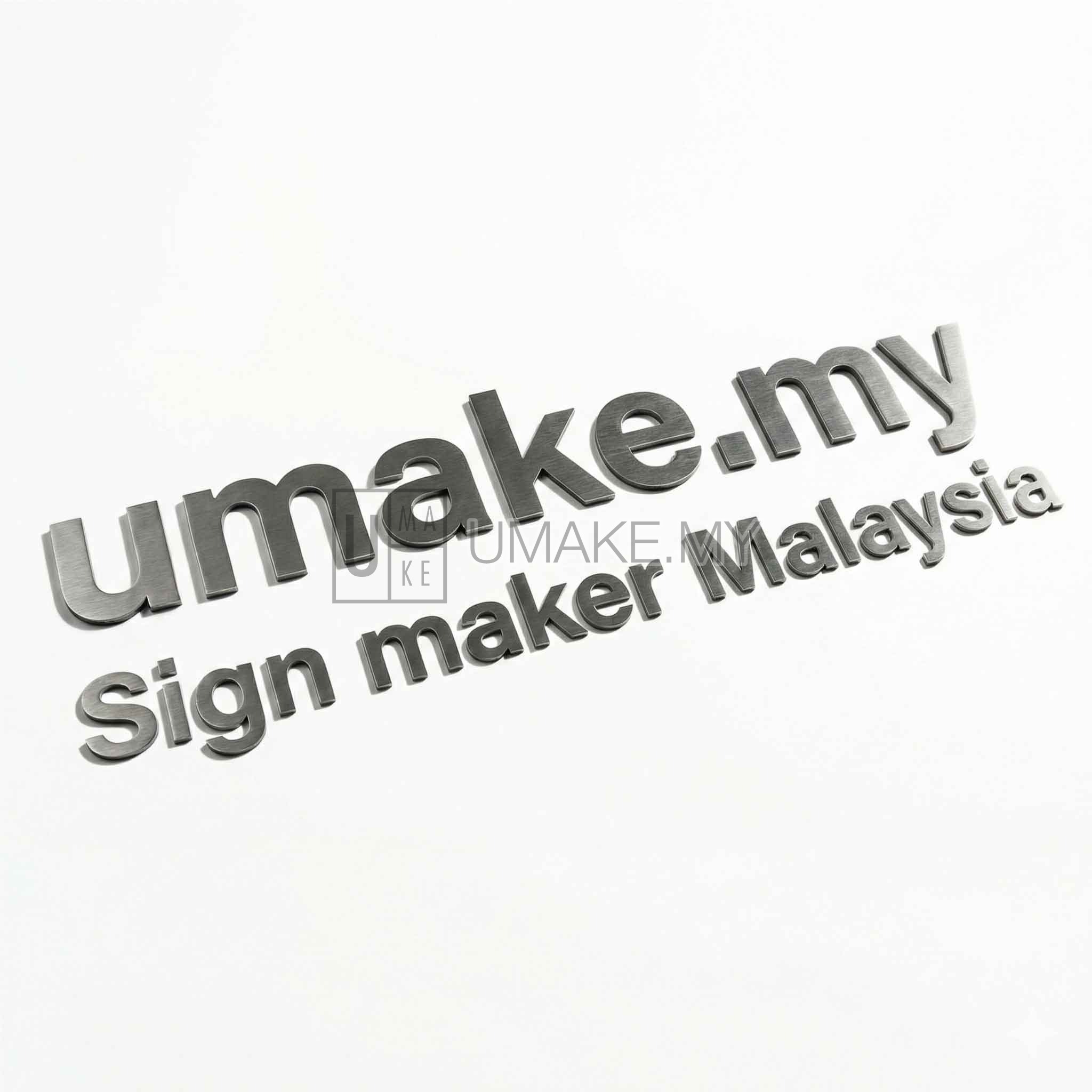 Stainless Steel Letter Sign (Flat)