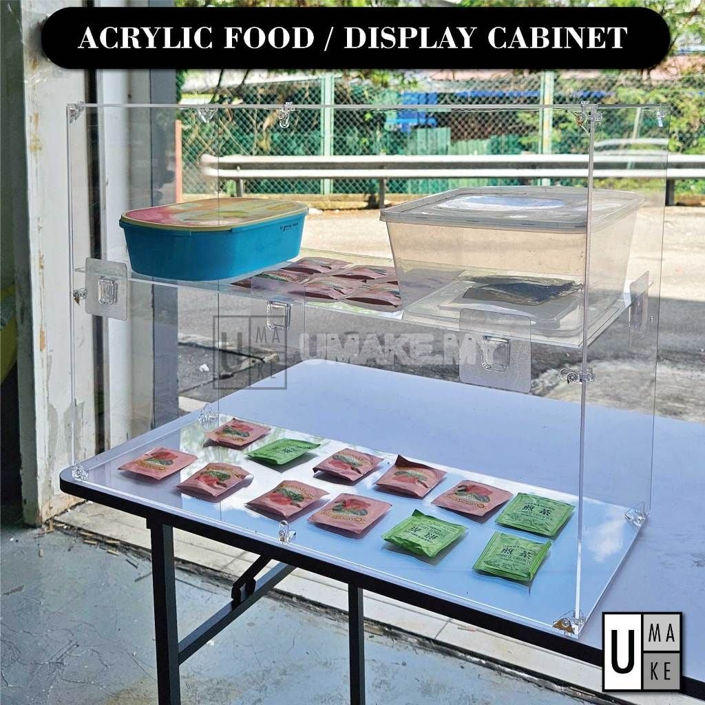 UMAKE Acrylic Food Display Cabinet