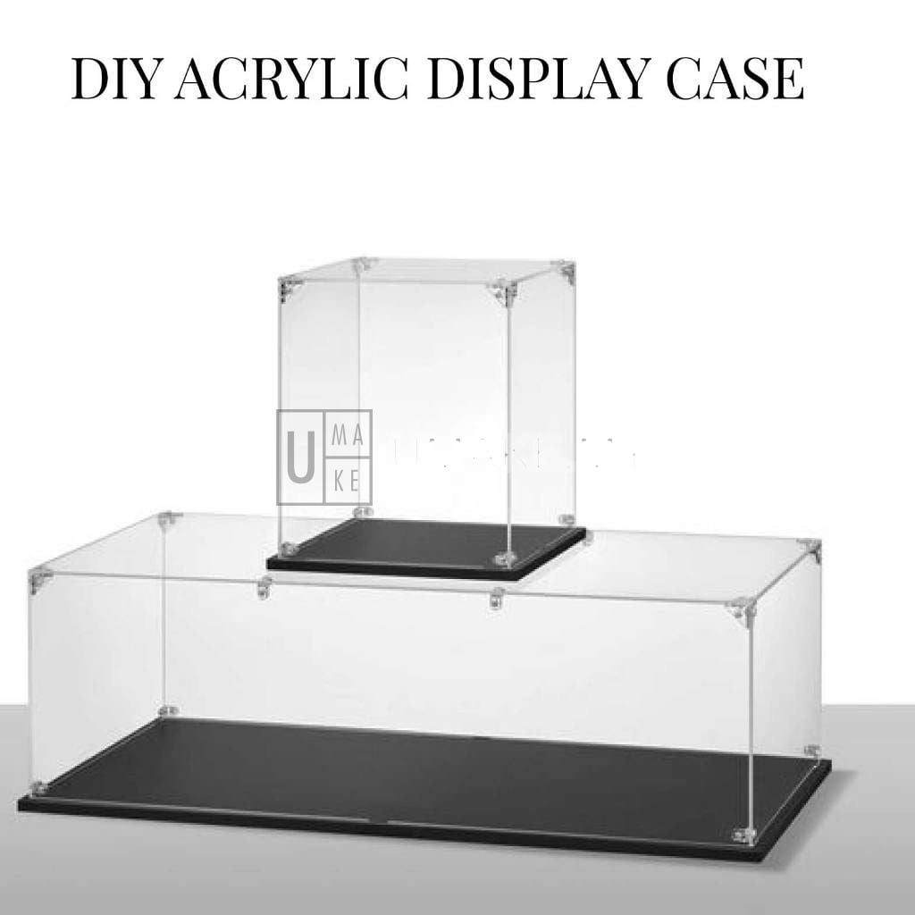 UMAKE Custom Size Acrylic Display Case Box