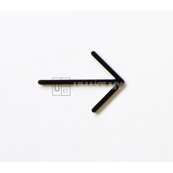 Modern acrylic no smoking sign