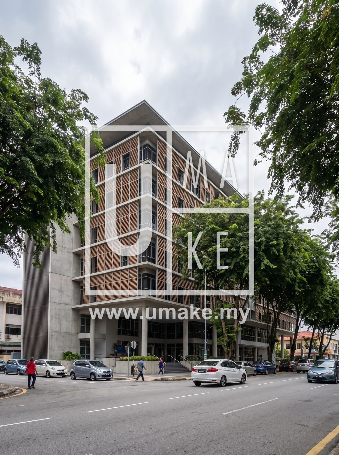 A local council office building exterior in Ampang