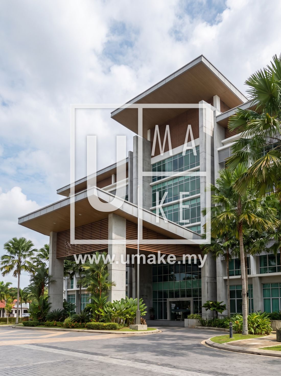A Sepang district council building exterior