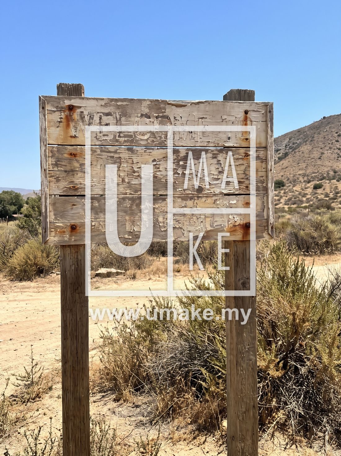 Durable stainless steel business signboard by UMAKE