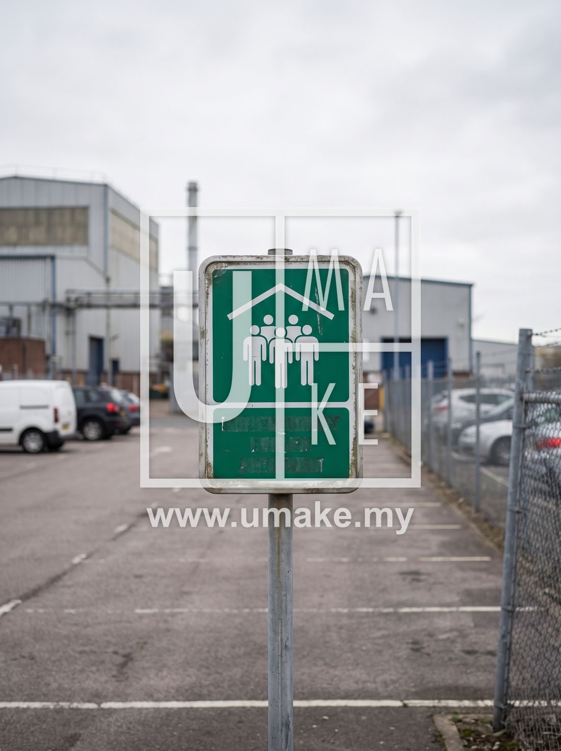 Acrylic emergency exit and safety signage by UMAKE