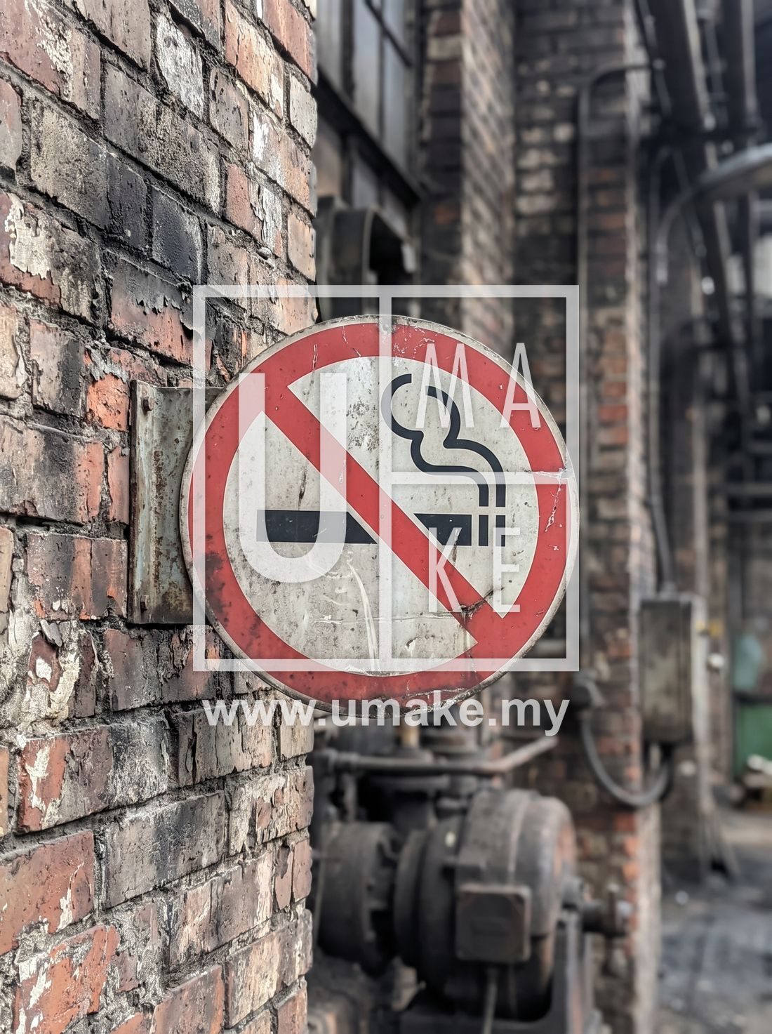 Acrylic emergency exit and safety signage by UMAKE