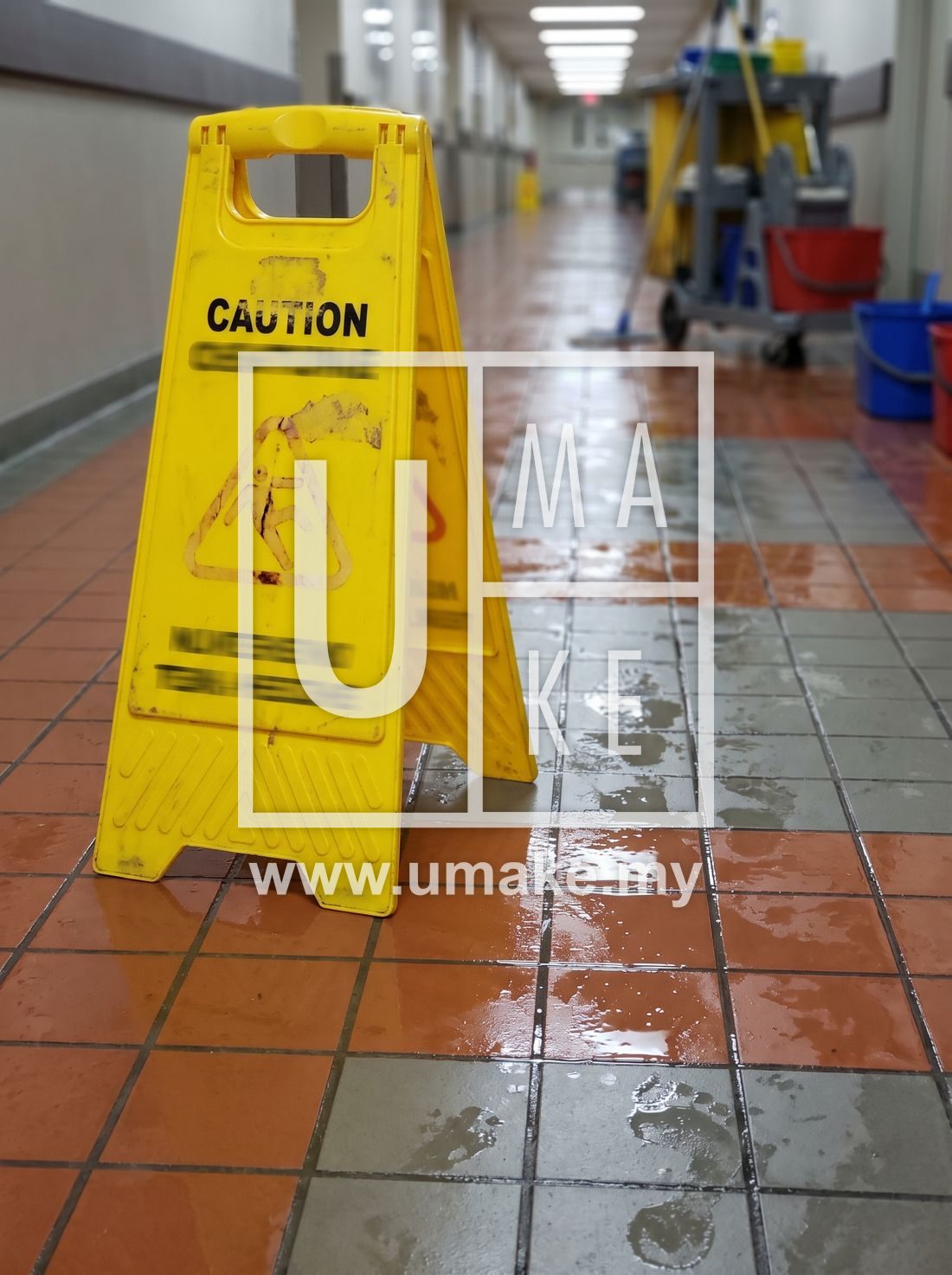 Acrylic emergency exit and safety signage by UMAKE