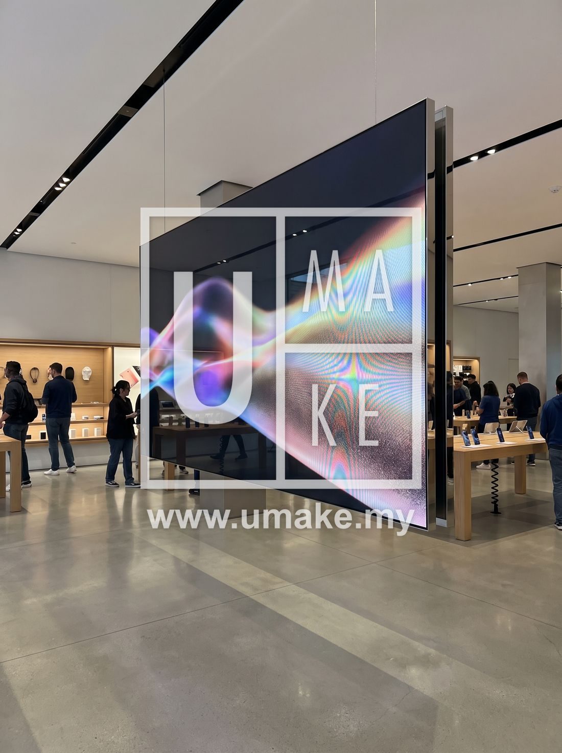 Trendy LED neon signage by UMAKE Malaysia 2026