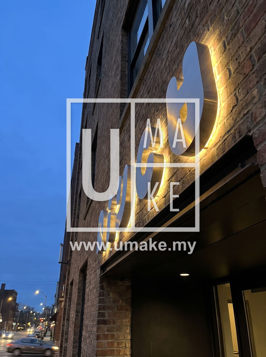 Trendy LED neon signage by UMAKE Malaysia 2026