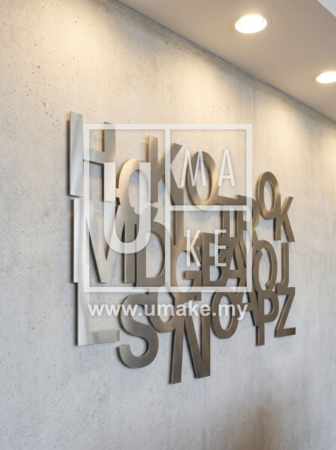 Stainless steel A-frame signage - types of signage in Malaysia