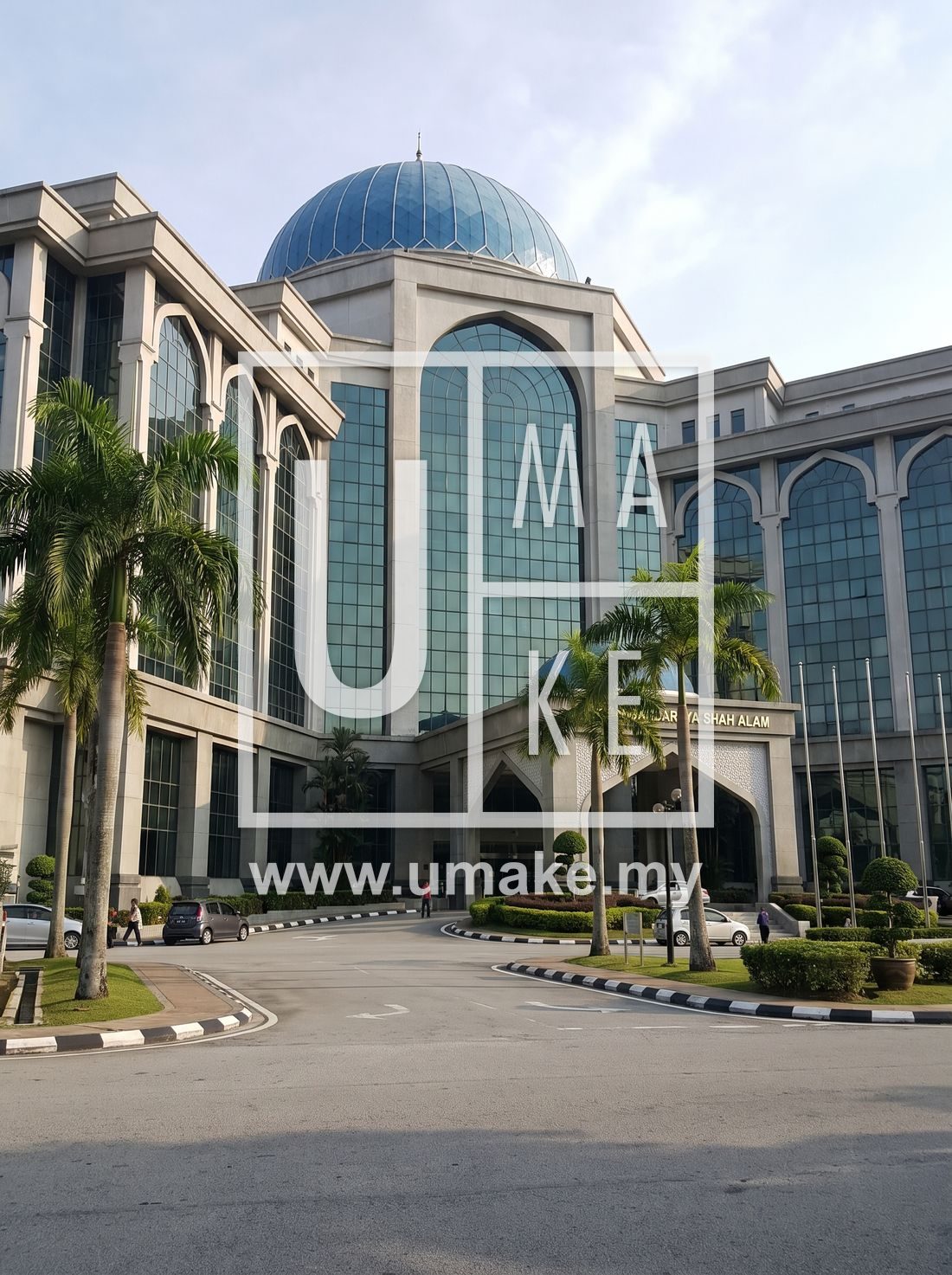A Shah Alam municipal council building exterior