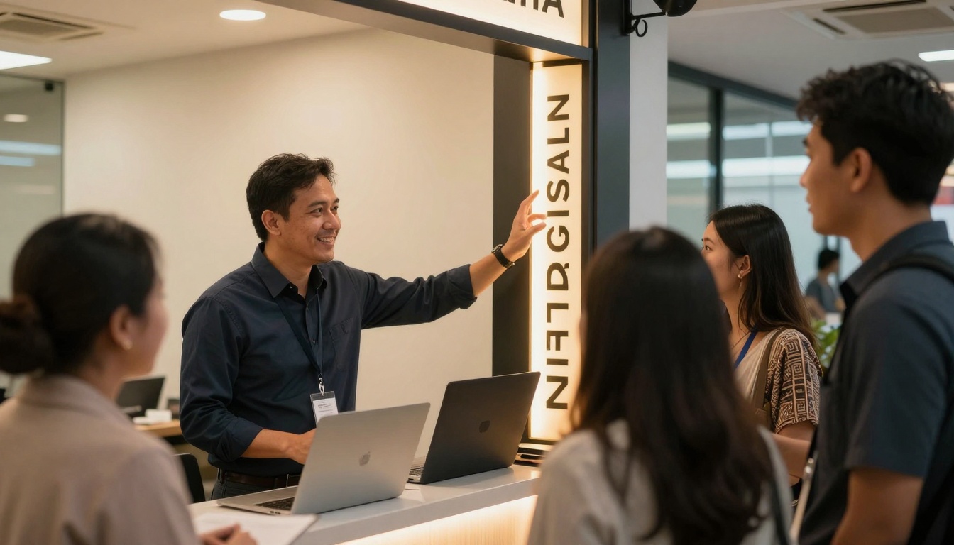 Letter Bending (CNC) in use