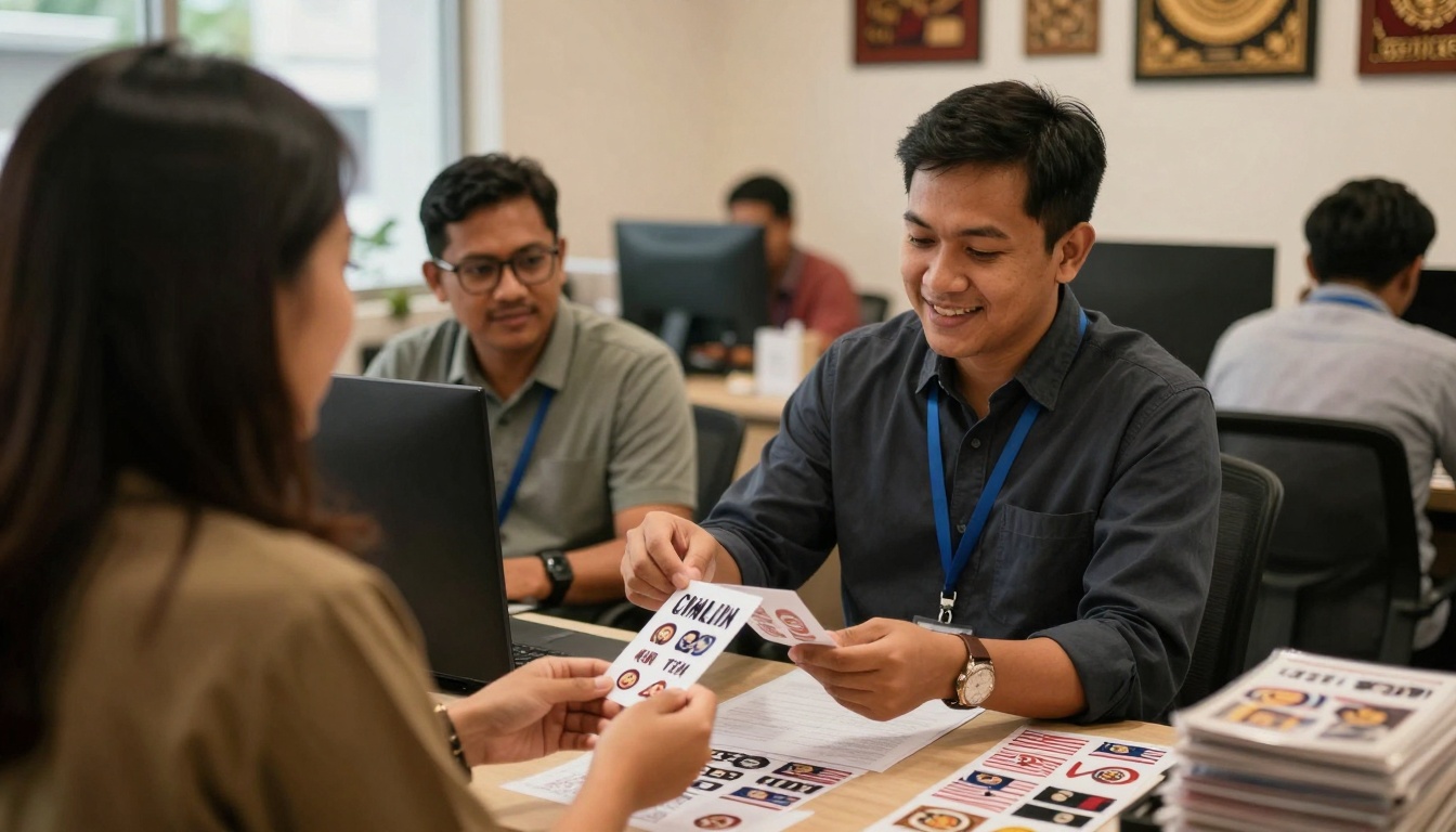 UV DTF Sticker Printing in use