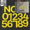 (READY STOCK) 65mm/ 100mm Yellow Plated House Door Address Number Digit /Nombor Rumah Alamat /Nombor view 1