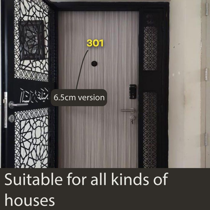 (READY STOCK) 65mm/ 100mm Yellow Plated House Door Address Number Digit /Nombor Rumah Alamat /Nombor - Image 3