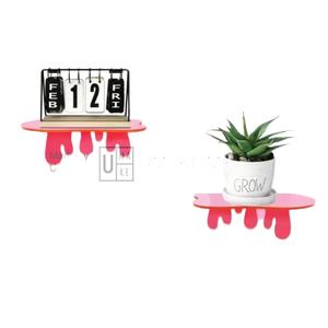 Dripping Acrylic Wall Shelf