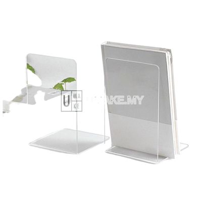 Acrylic L-Shaped Bookends (Pair)