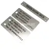Engraved Stainless Steel Label view 1