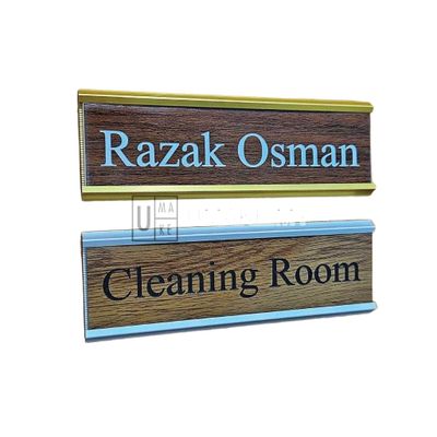Acrylic & Aluminium Office Name Plate (Changeable)
