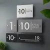 Contemporary Modern House Number Sign Printed Address Signage - tanda rumah custom- 门牌定制商用家用 view 1