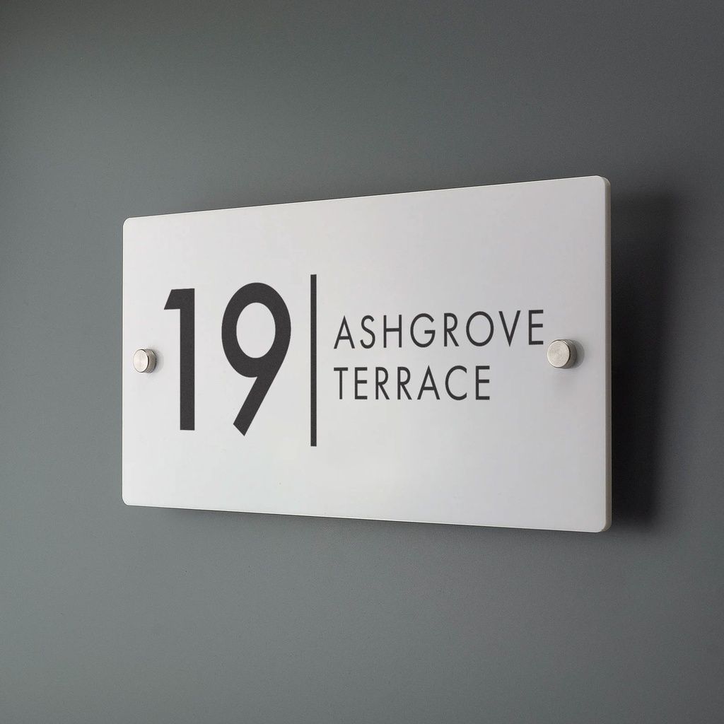 Contemporary Modern House Number Sign Printed Address Signage - tanda rumah custom- 门牌定制商用家用 - Image 2