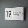 Contemporary Modern House Number Sign Printed Address Signage - tanda rumah custom- 门牌定制商用家用 view 3