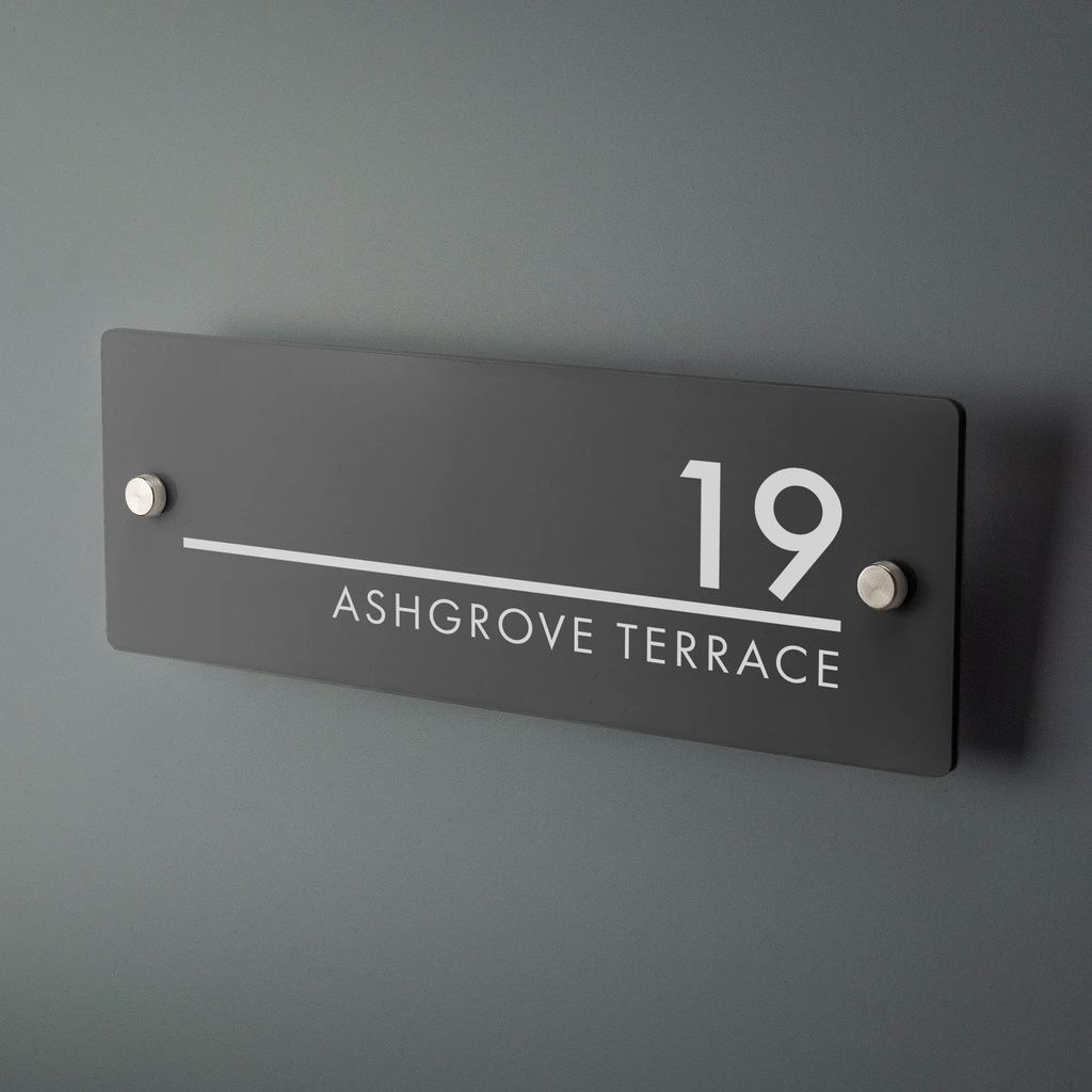 Contemporary Modern House Number Sign Printed Address Signage - tanda rumah custom- 门牌定制商用家用 - Image 5