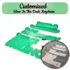 Glow-in-the-Dark Custom Keychain view 1