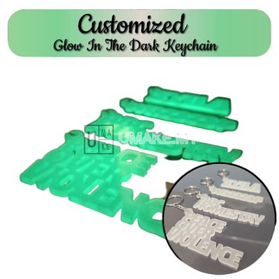Glow-in-the-Dark Custom Keychain