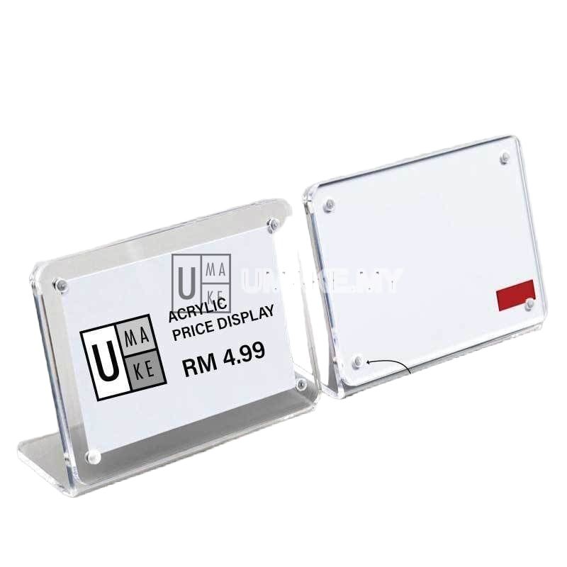 Acrylic Magnetic Card Stand (Price Tag / Menu)