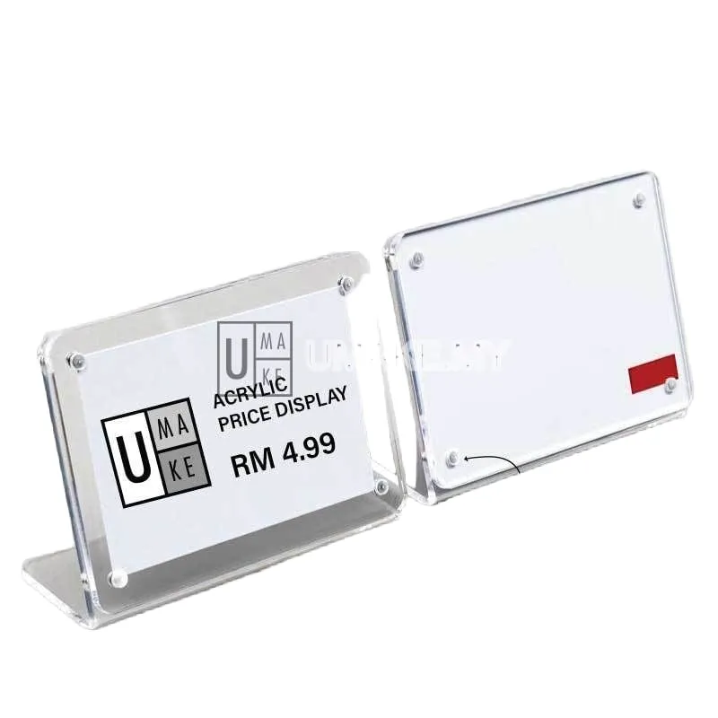 Acrylic Magnetic Card Stand (Price Tag / Menu)