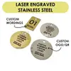 Stainless Steel Industrial Label Tags (5pcs) view 1