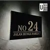 (Solar LED + Stainless Steel) Solar House Number Plate Customized & Address Sign 太阳能门牌 Outdoor Modern Tanda Rumah view 3