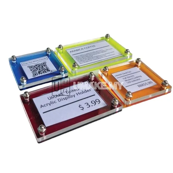 Acrylic Table Display Stand with Standoff