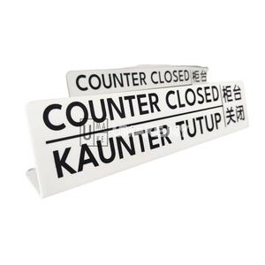 Counter Closed Acrylic Sign