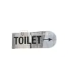 Toilet Direction Signage with Arrow view 2