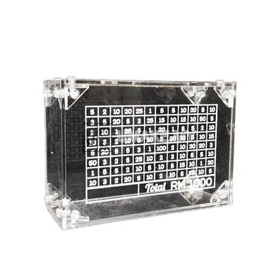 Acrylic Piggy Bank with Counter