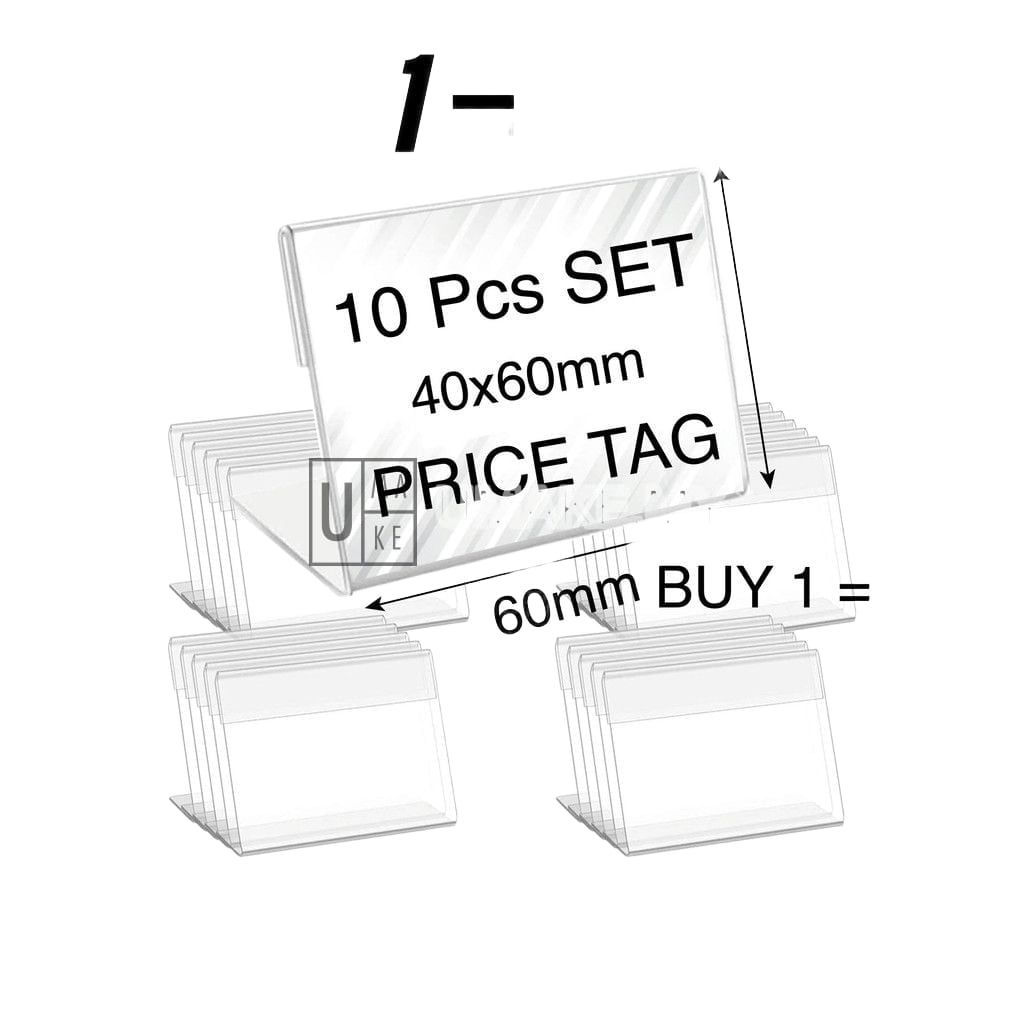 Acrylic Price Label Display Stand