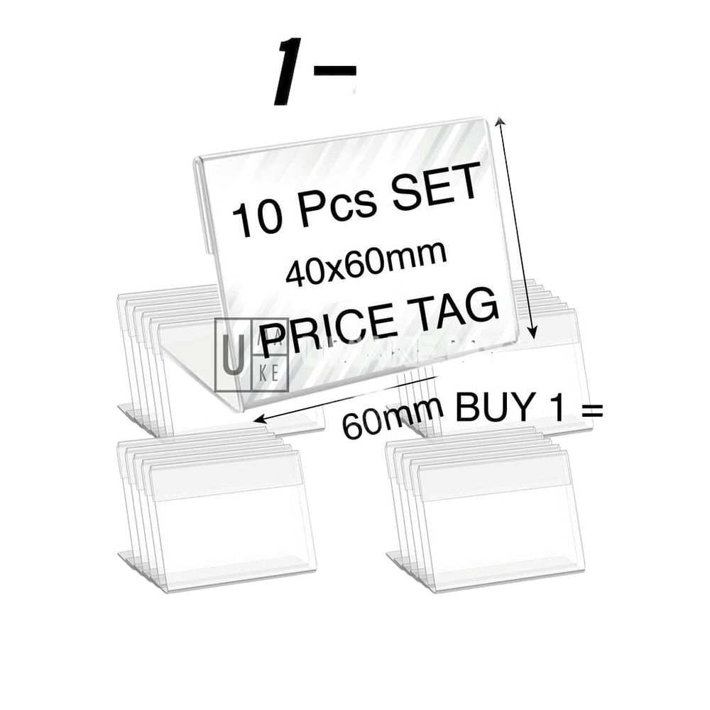 Acrylic Price Label Display Stand