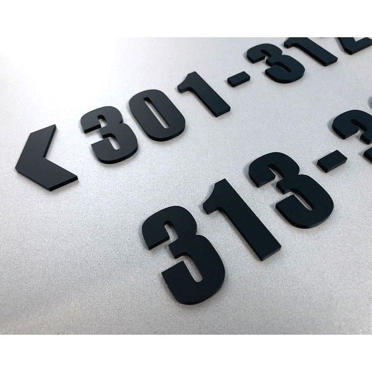 Umake acrylic House Number Plate/Nombor Plat Rumah Akrilik 门牌 Home Deco floor sign Signage Hotel Number Nice Modern - Image 7