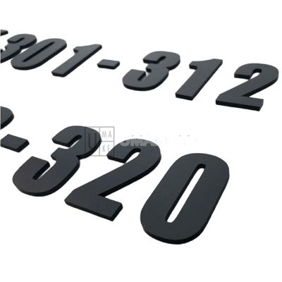 Umake acrylic House Number Plate/Nombor Plat Rumah Akrilik 门牌 Home Deco floor sign Signage Hotel Number Nice Modern