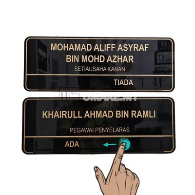 Sliding Vacant/Occupied Door Sign