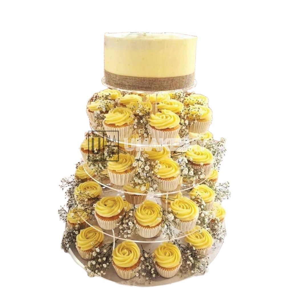 4-Tier Acrylic Round Cake Stand