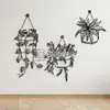 Metal Wall Art — Flower in Pot view 1