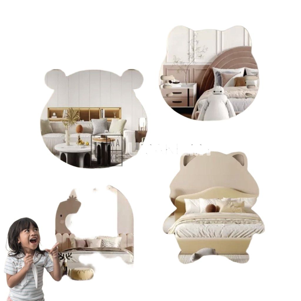 Cartoon Acrylic Mirror (Kids Safety)